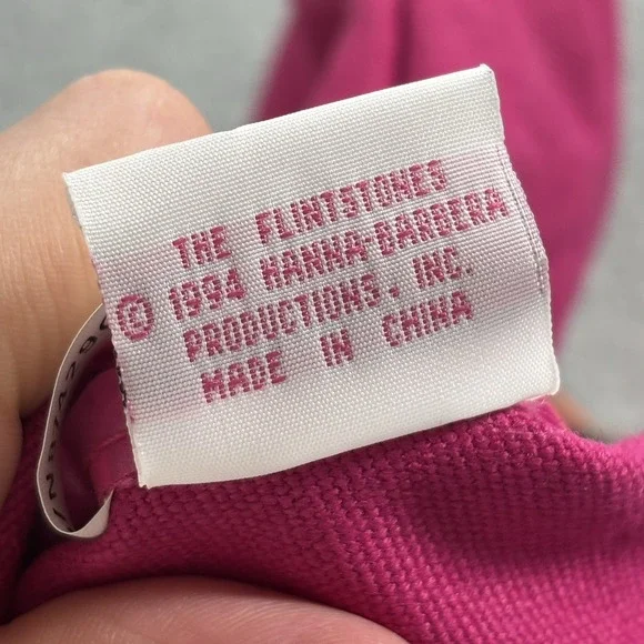 Vintage 1994 THE FLINTSTONES Hand Bag Purse Tote Medium Rare - VG - Picture 8 of 11